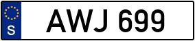 Truck License Plate